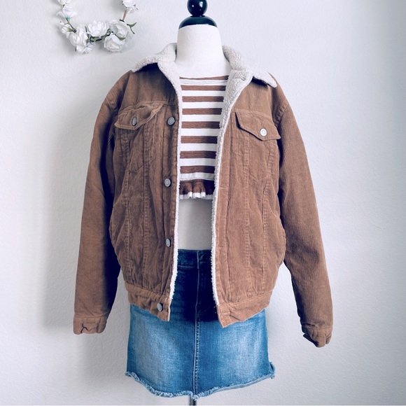 Brandy Melville Jackets & Coats Brandy Melville Corduroy Jacket